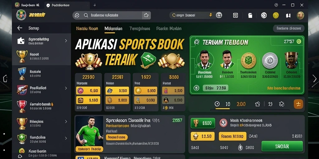 Screenshot gameplay Sportsbook 2757 menampilkan taruhan langsung yang menarik.