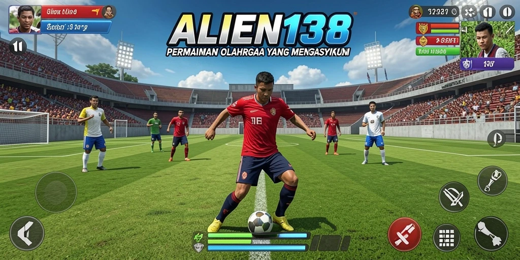 Tampilan menggembirakan dari gameplay olahraga di ALIEN138.