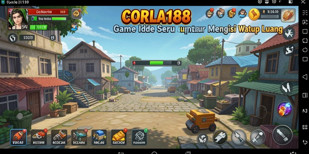 Tampilan gameplay menarik dari CORLA188 dengan elemen Idle.