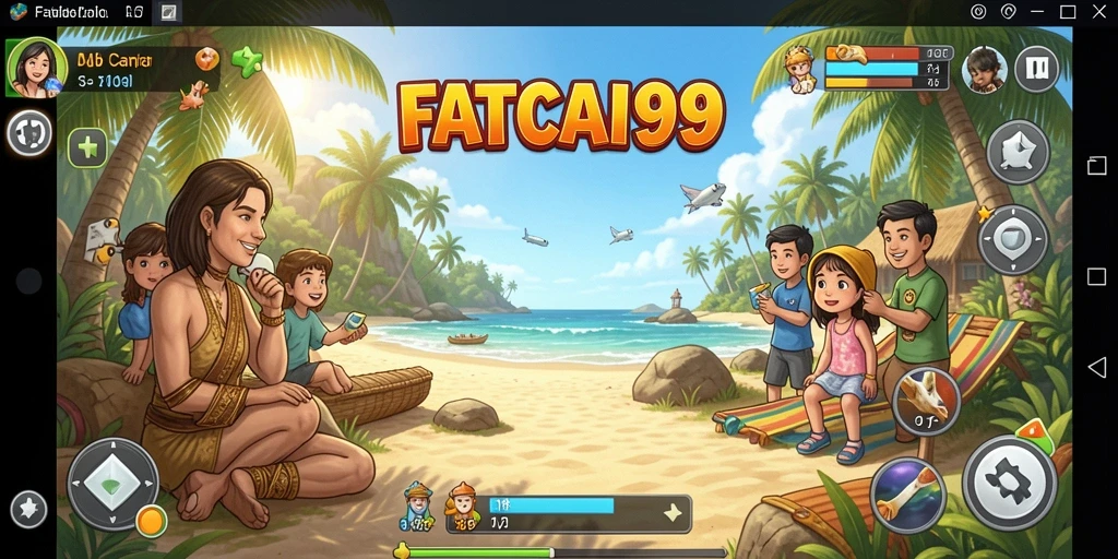 Tampilan gameplay <strong>FATCAI99</strong> yang cerah dan mengasyikkan.