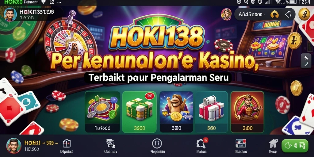 Tampilan gameplay HOKI138 yang menarik dan interaktif.