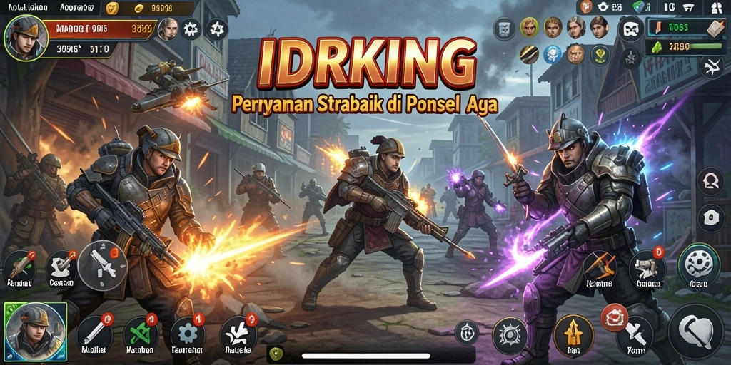 Tampilkan gameplay menegangkan dari IDRKING saat merencanakan serangan.