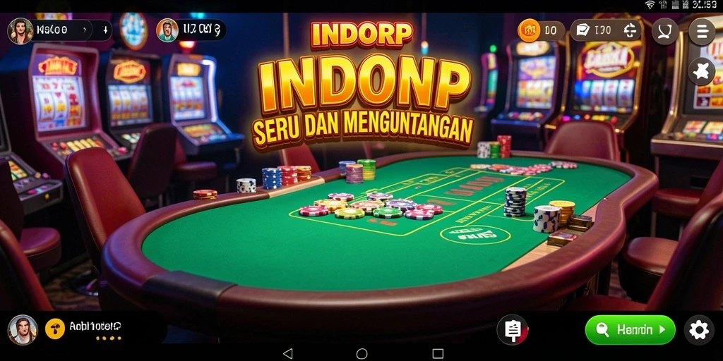 Tampilan gameplay kasino yang mengasyikkan di INDORP.
