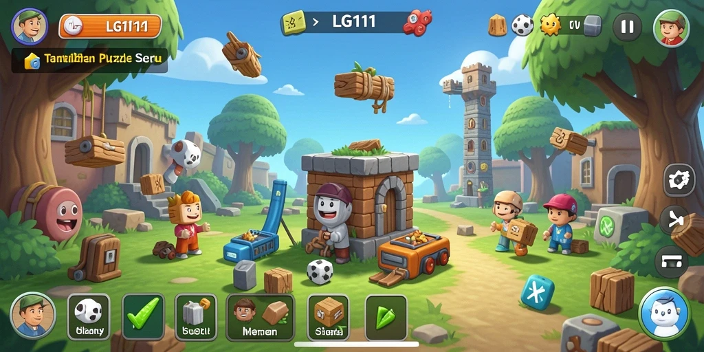 Tampilan gameplay menarik dari LG111 yang penuh tantangan.