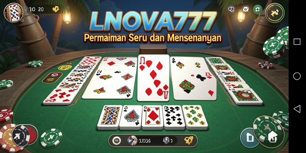 Tampilan dinamis gameplay LNOVA777 yang mengasyikkan.