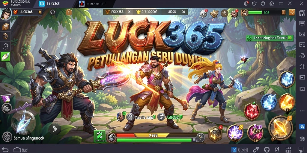 Tampilan gameplay menakjubkan di dunia RPG yang luas dan imersif.