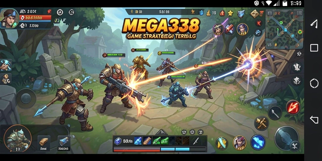 Tampilan gameplay MEGA338 dengan strategi memukau.