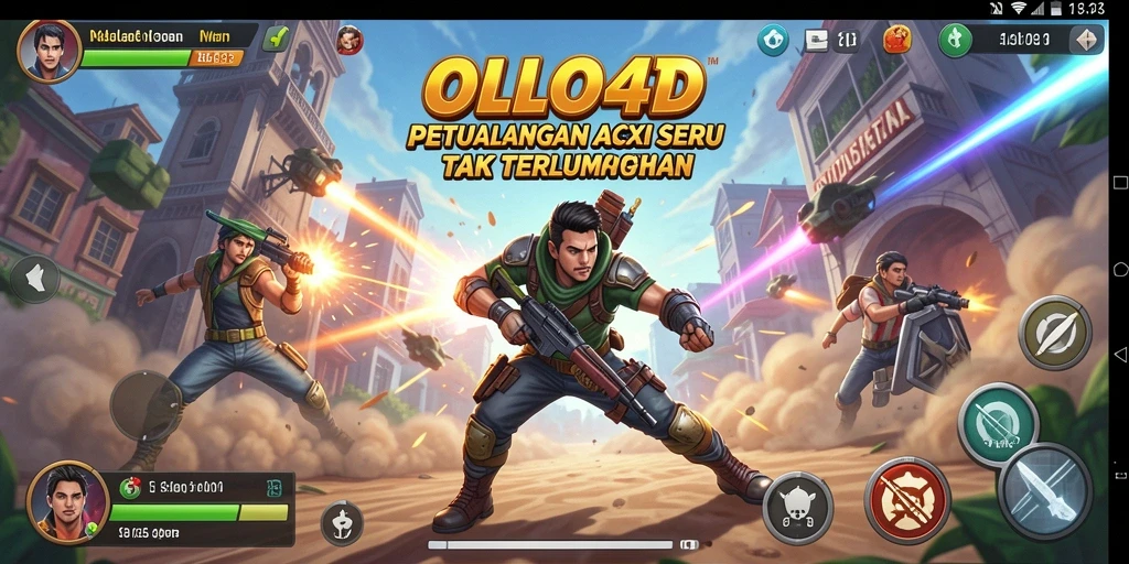 Gameplay seru OLLO4D dengan aksi mendebarkan.