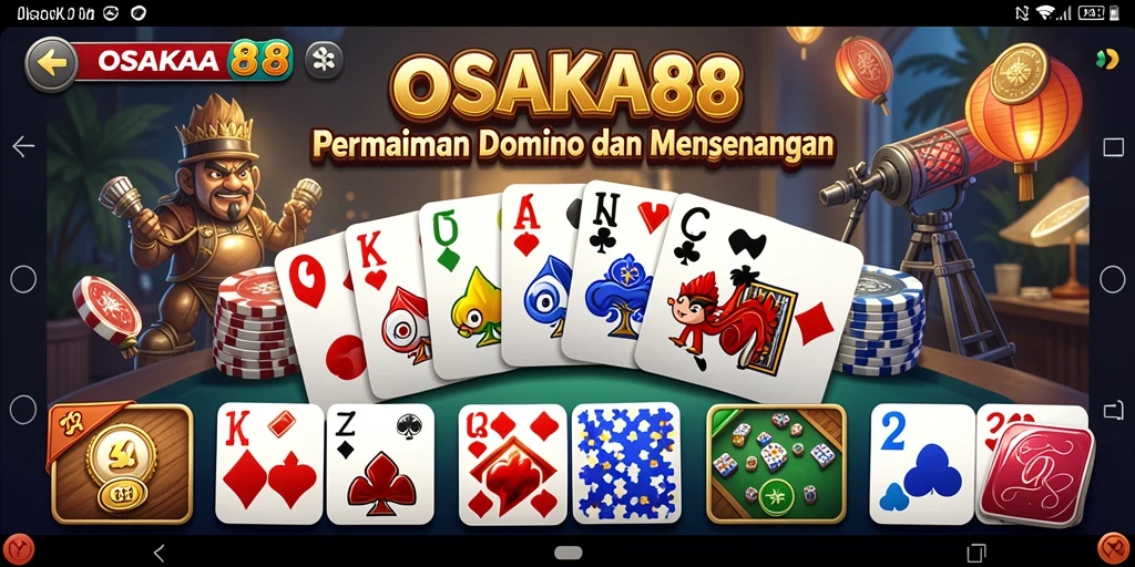 Tampilan gameplay Domino yang menarik dan seru di OSAKA88.