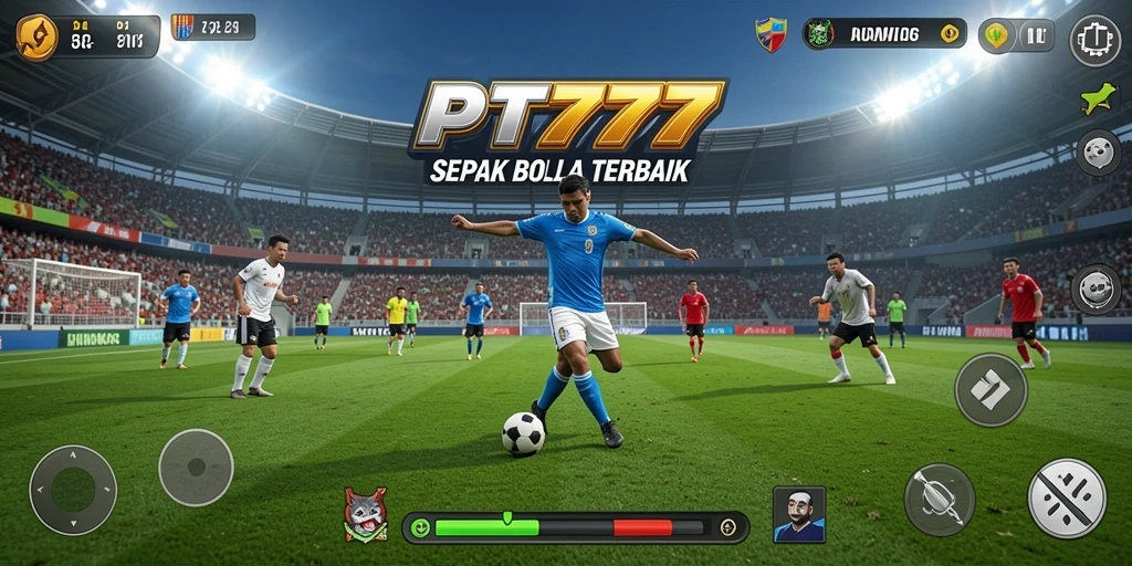 Screenshot dari gameplay PT777 yang menunjukkan aksi seru di lapangan.