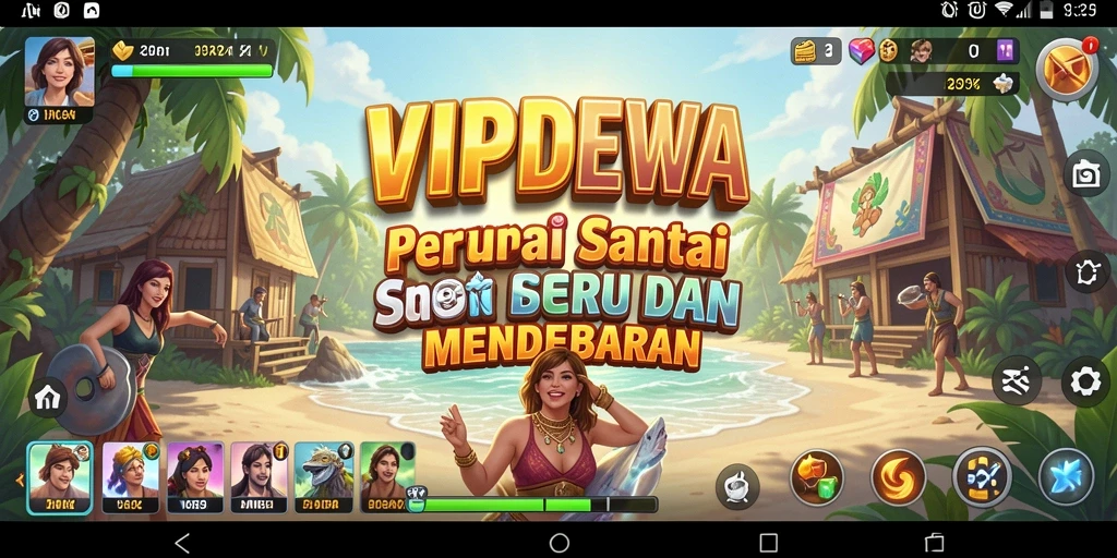 Tampilan utama gameplay VIPDEWA yang seru dan mengasyikkan.