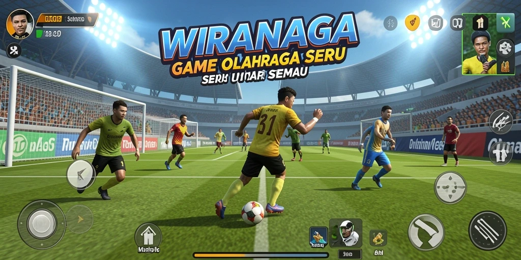 Tampilan seru gameplay <strong>WIRANAGA</strong> yang penuh aksi dan keasyikan.