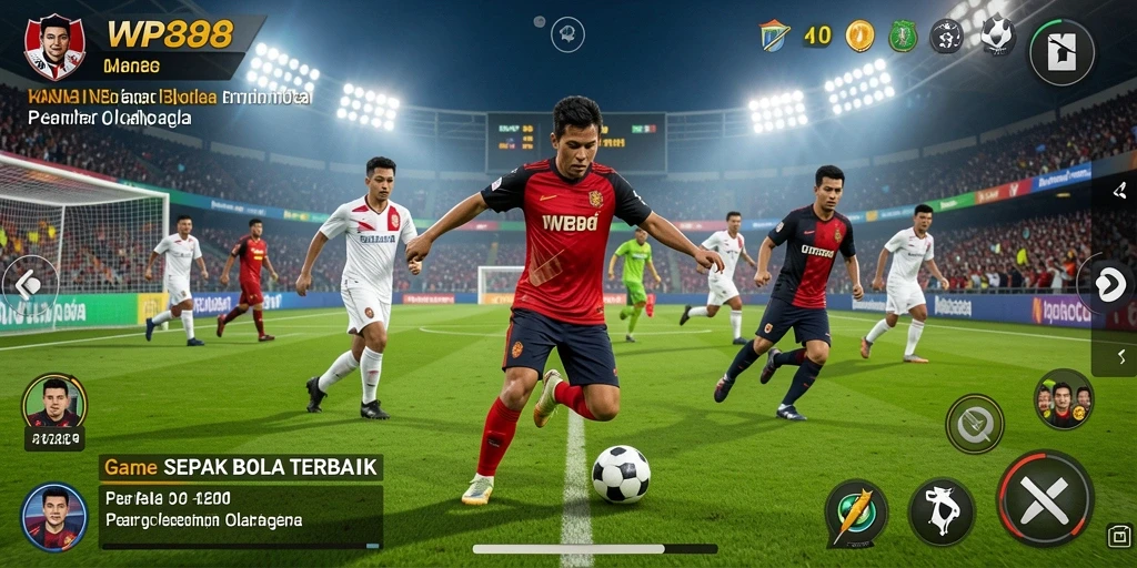 Tampilkan gameplay WP888 yang menegangkan dan seru untuk penggemar sepak bola.